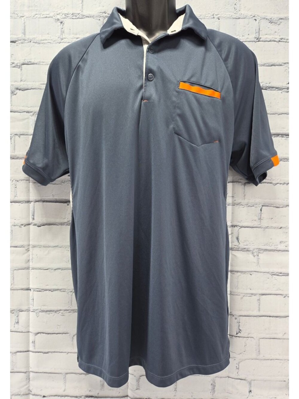 Under Armour Mens ColdGear Gray Performance Polo Shirt Large
